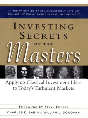 cover image of Investing Secrets of the Masters